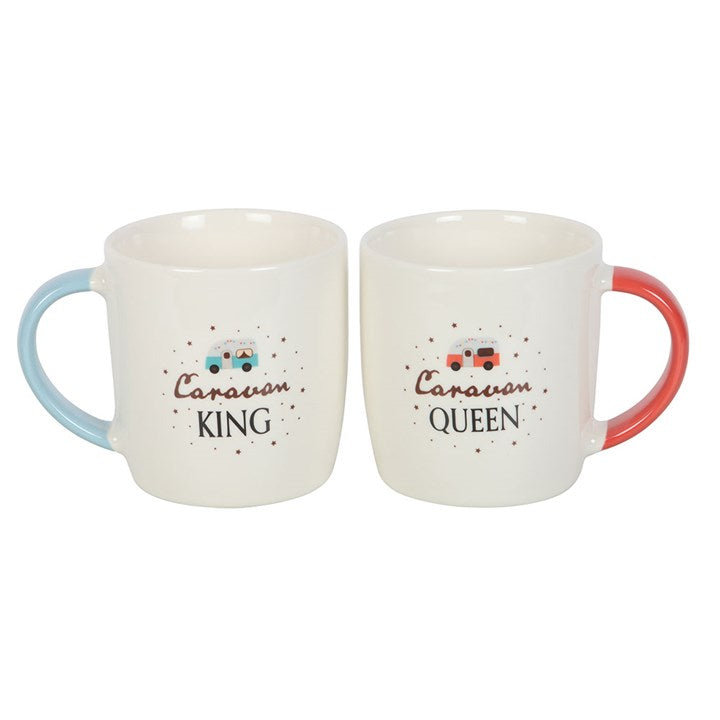 Caravan King and Caravan Queen Couples Mug Set