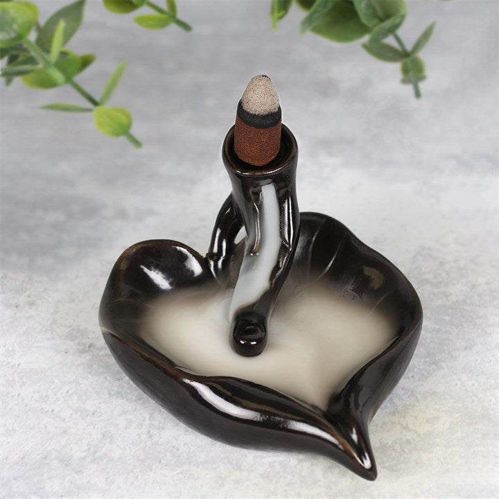 Leaf Backflow Incense Burner