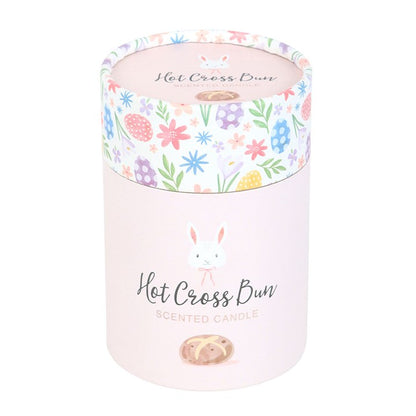 Hot Cross Bun Candle