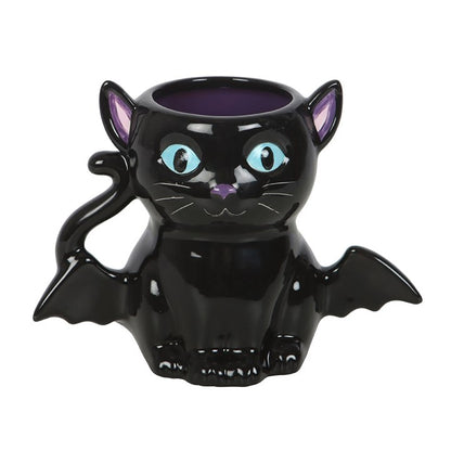 Cute and Creepy Bat Cat Mug