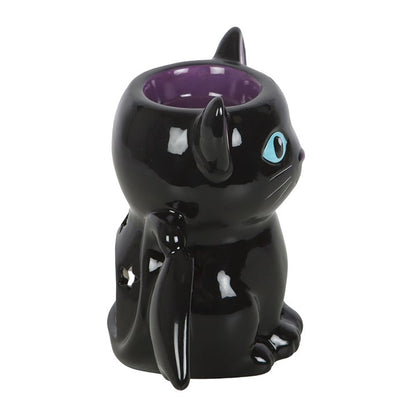 Cute and Creepy Bat Cat Oil Burner and Wax Warmer