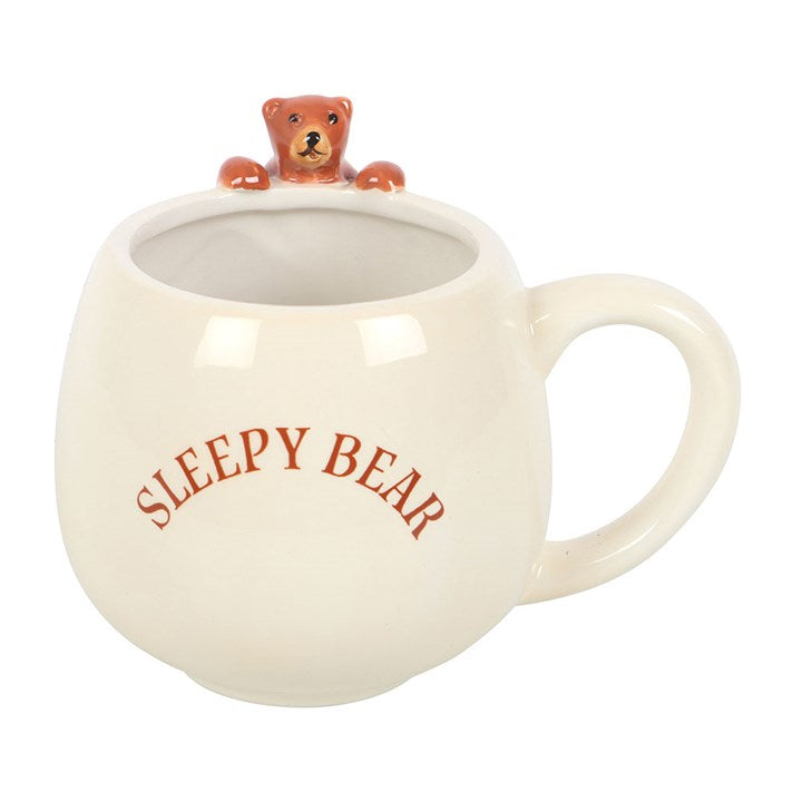 Sleepy Bear Rounded Mug