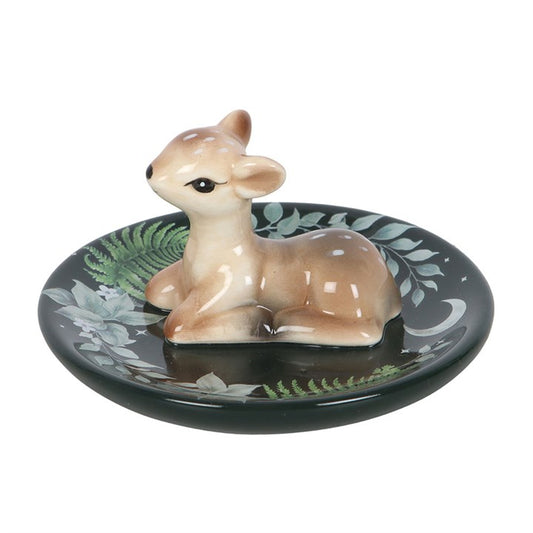 Green Fawn Trinket Dish