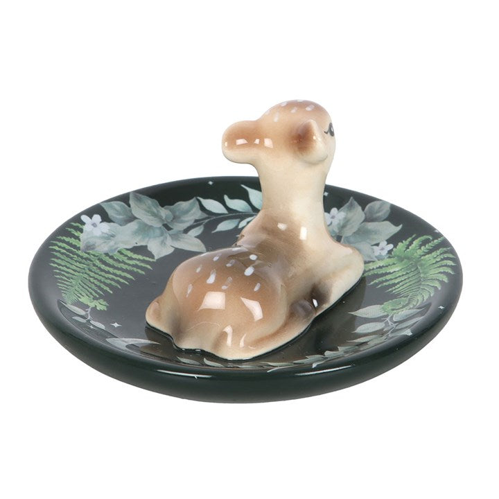 Green Fawn Trinket Dish