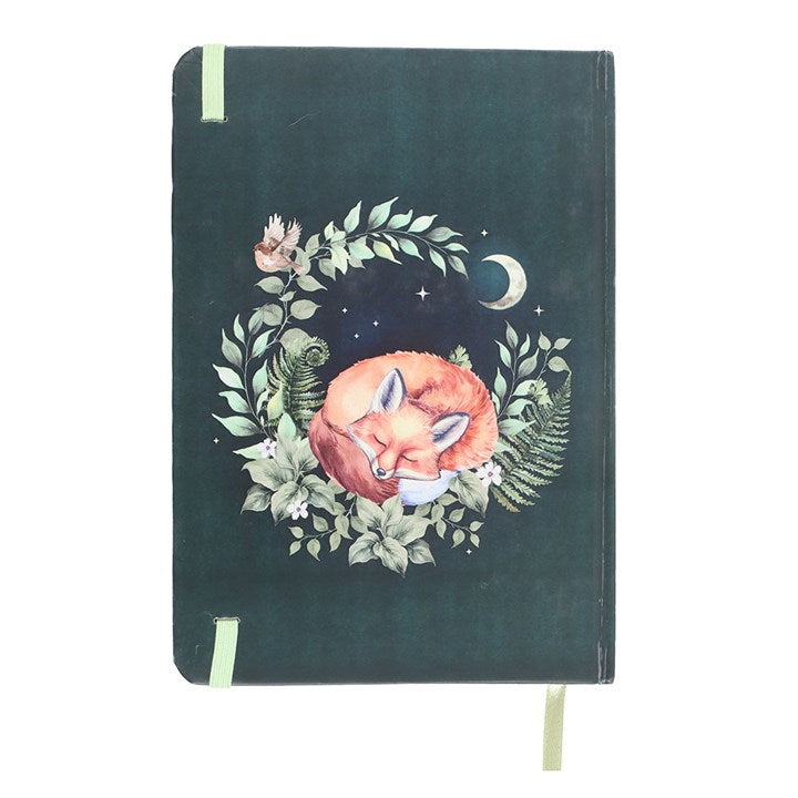 Green Sleeping Fox A5 Notebook