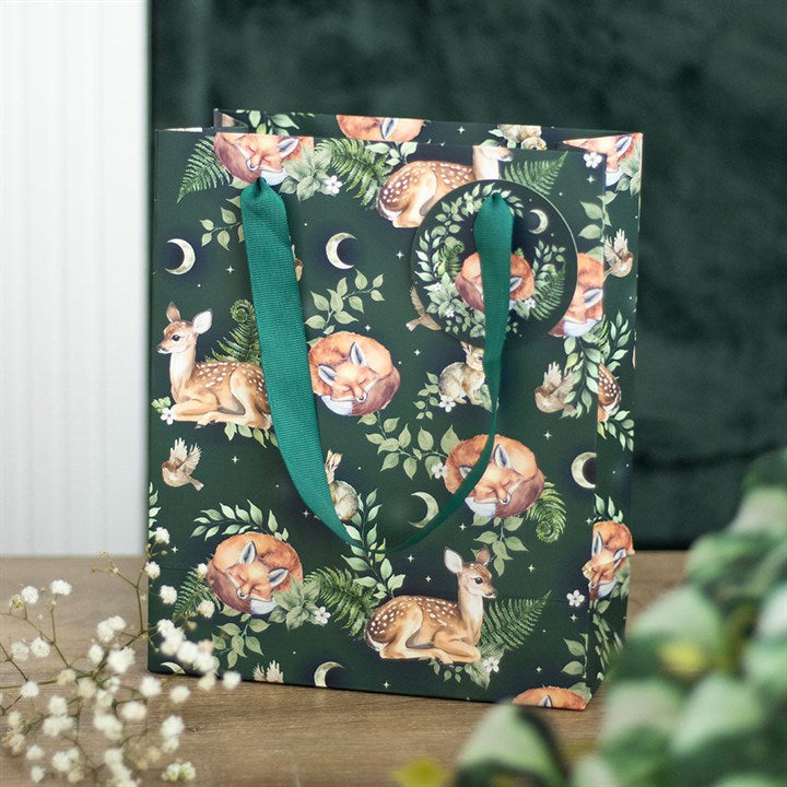 Fawn and Friends Forest Print Gift Bag