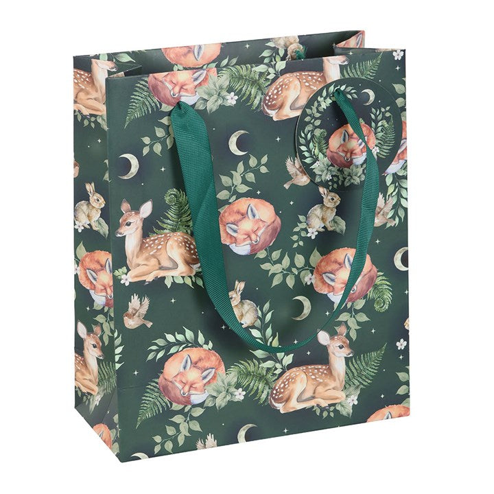 Fawn and Friends Forest Print Gift Bag