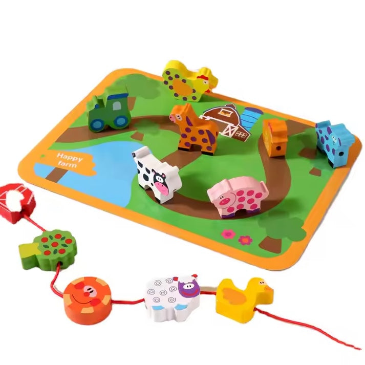 Wooden Farm Set