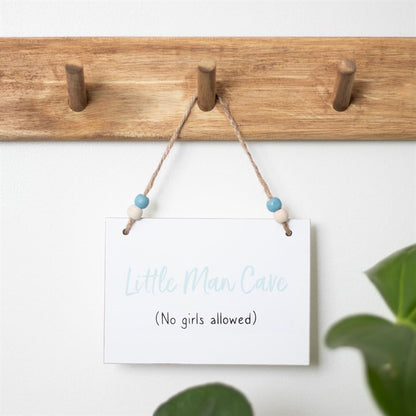 Little Man Cave Hanging Sign