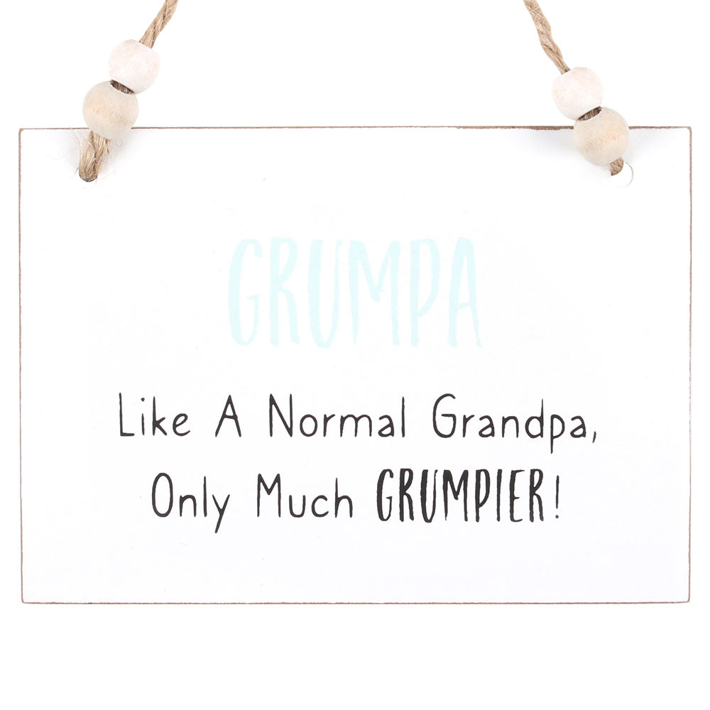 Grumpa Hanging Sign