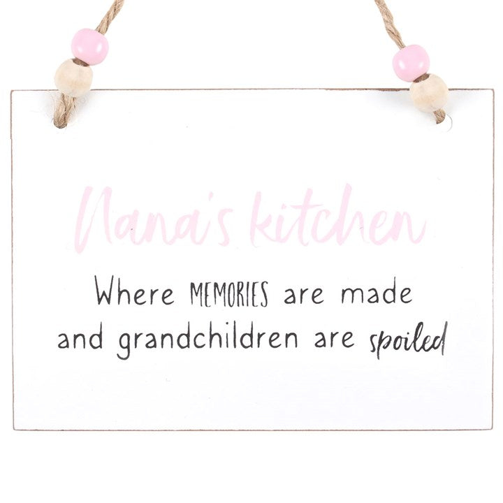 Nana's Kitchen Hanging Sign