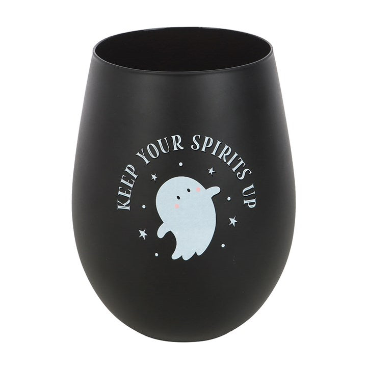 Keep Your Spirits Up Stemless Ghost Glass