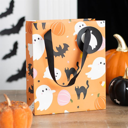 Sweet and Spooky Ghost Print Gift Bag