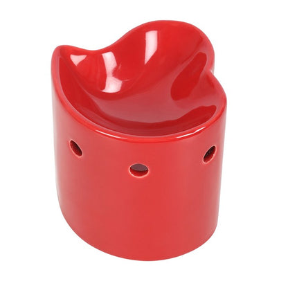 Red Heart Oil Burner and Wax Warmer