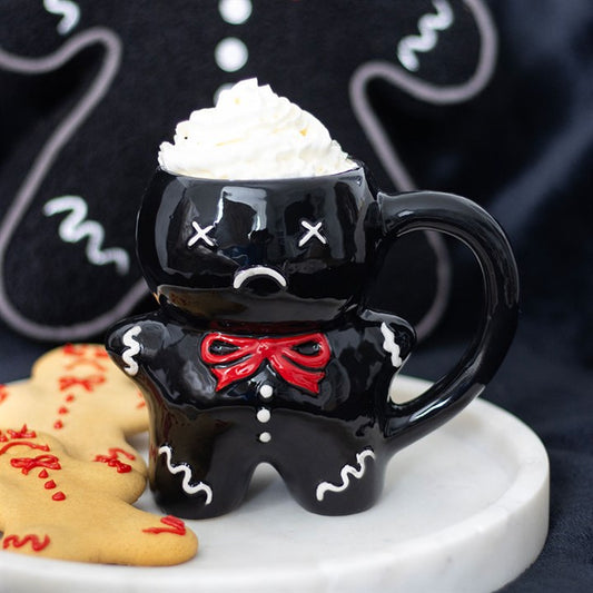 Black Gingerdead Man Mug