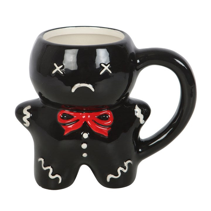 Black Gingerdead Man Mug