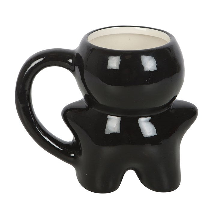 Black Gingerdead Man Mug