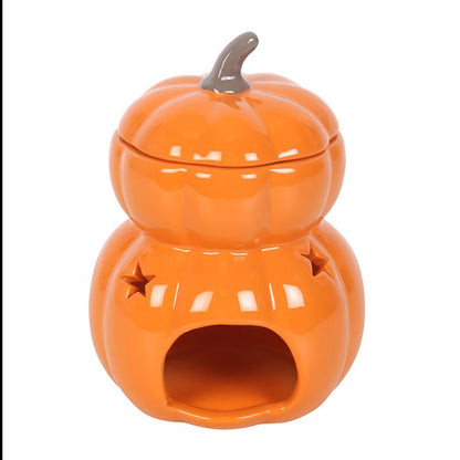 Stacked Pumpkin Oil Burner and Wax Warmer