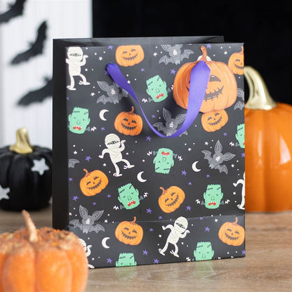 Medium Monster Mash Print Gift Bag