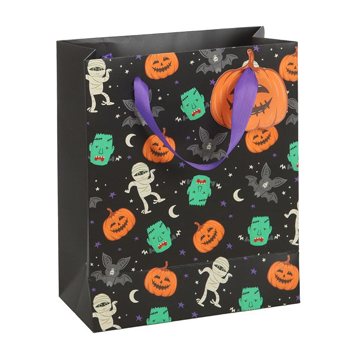 Medium Monster Mash Print Gift Bag