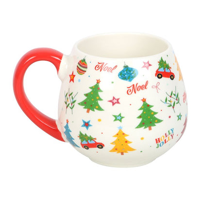 Nostalgic Christmas Print Mug and Socks Set