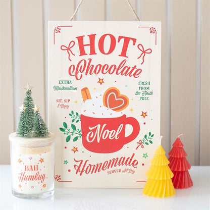 Homemade Hot Chocolate Hanging Sign