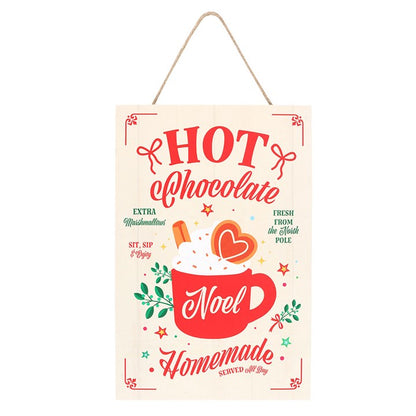 Homemade Hot Chocolate Hanging Sign