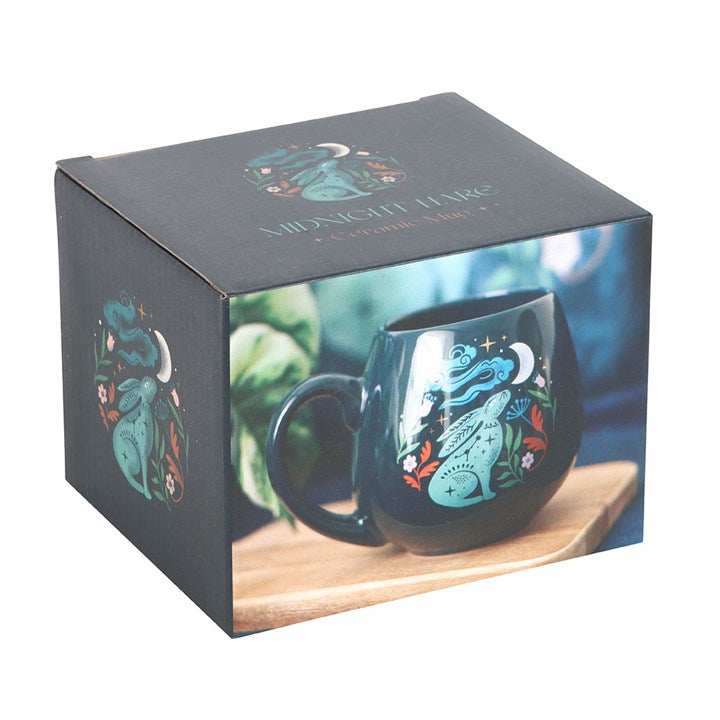 Midnight Hare Rounded Mug