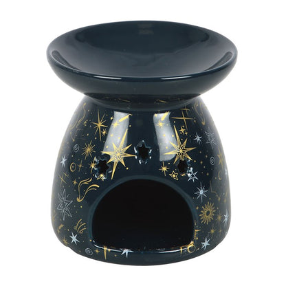 Blue Starry Night Oil Burner and Wax Warmer