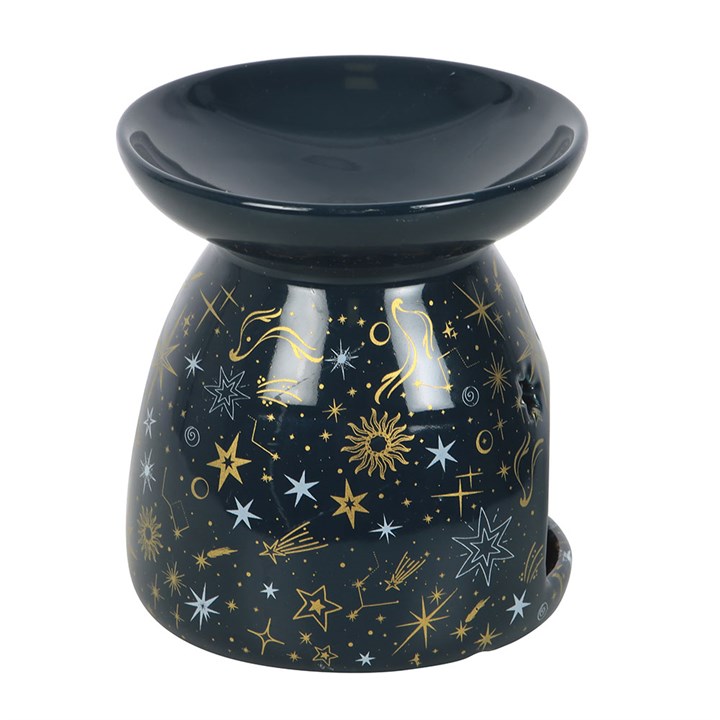 Blue Starry Night Oil Burner and Wax Warmer