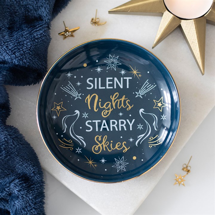 Silent Nights Starry Skies Trinket Dish