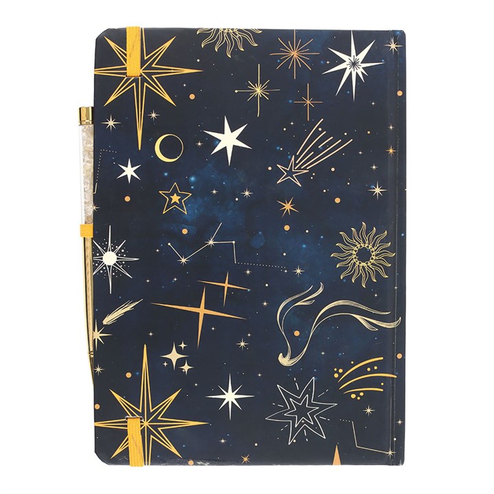 Leave A Little Sparkle A5 Notebook with Citrine Pen