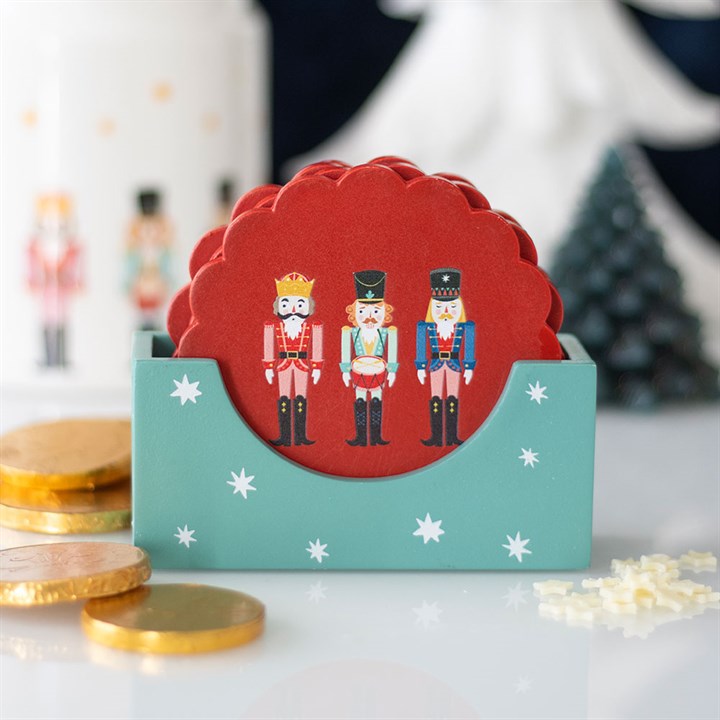 Nutcracker Coaster Set