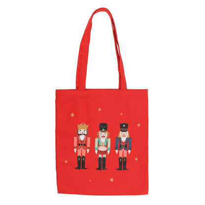 Nutcracker Print Polycotton Tote Bag