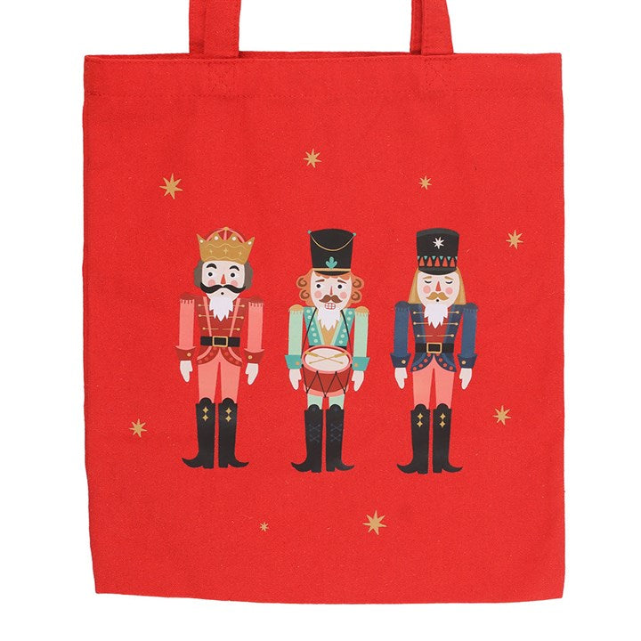 Nutcracker Print Polycotton Tote Bag