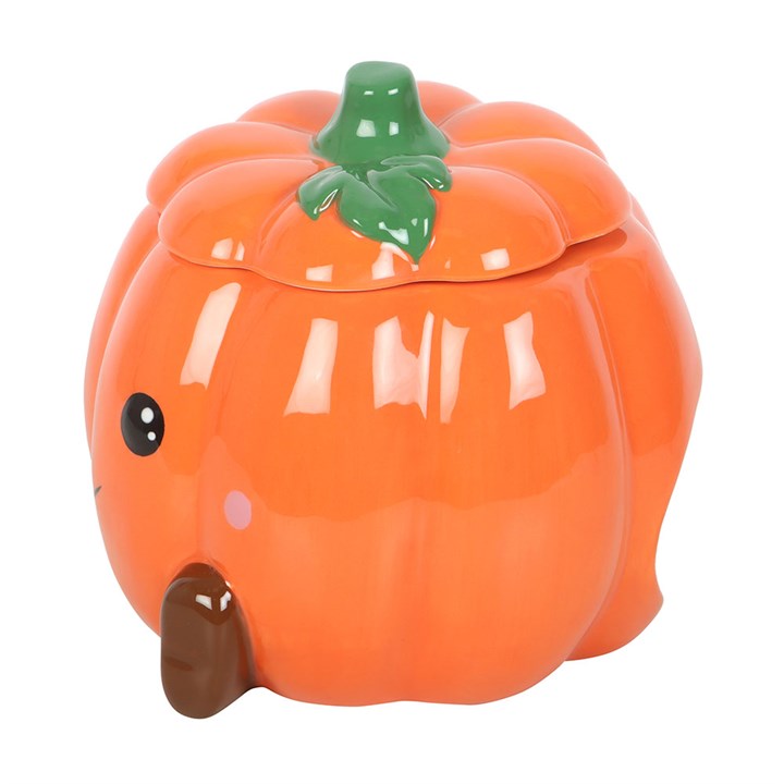 Cute Smiling Pumpkin Oil Burner and Wax Warmer