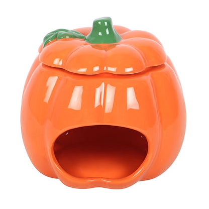 Cute Smiling Pumpkin Oil Burner and Wax Warmer