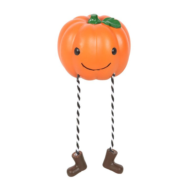 Cute Smiling Pumpkin Shelf Sitter Ornament