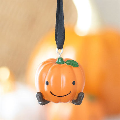 Cute Smiling Pumpkin Hanging Ornament