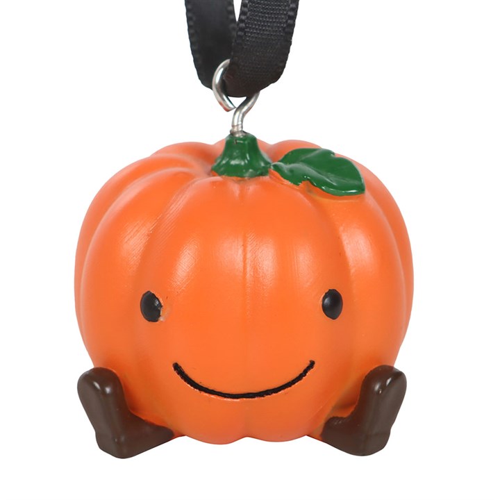 Cute Smiling Pumpkin Hanging Ornament