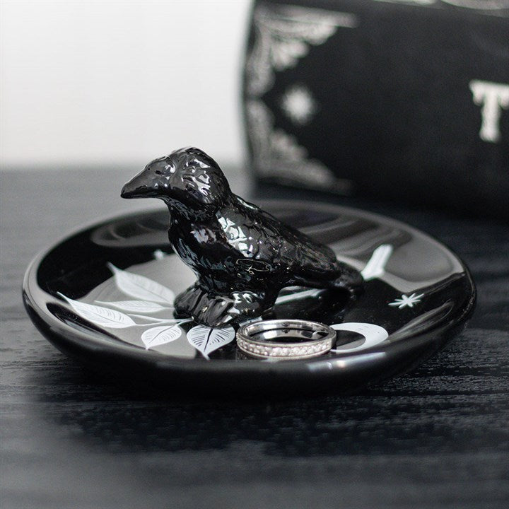 Mystic Raven Trinket Dish