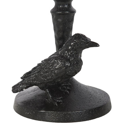 Mystic Raven Pillar Candle Holder