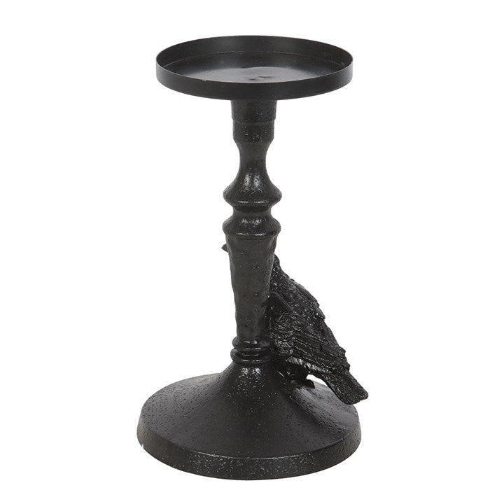 Mystic Raven Pillar Candle Holder