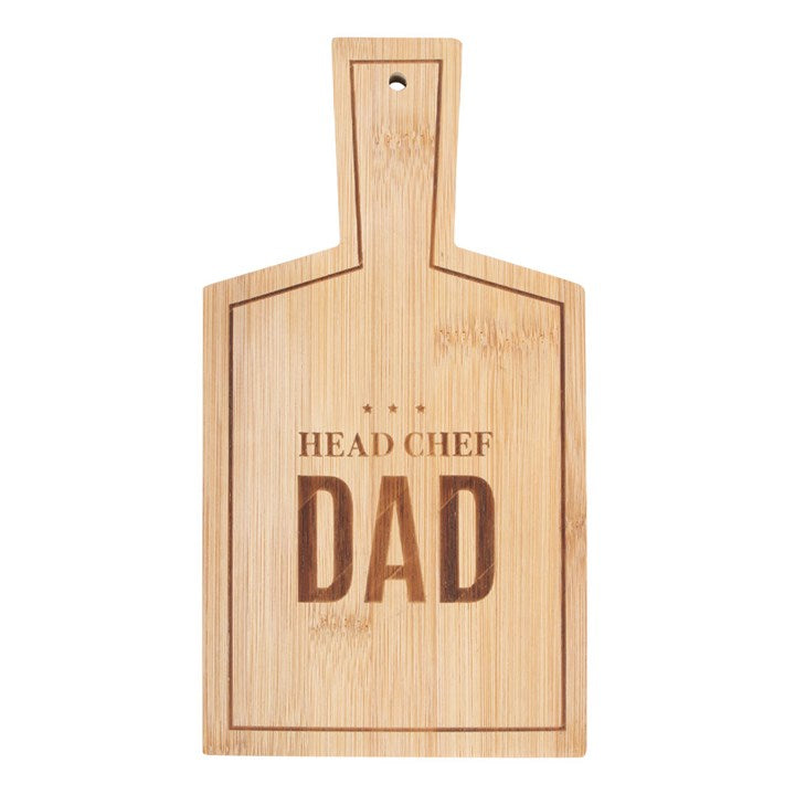 Head Chef Dad Bamboo Serving Board