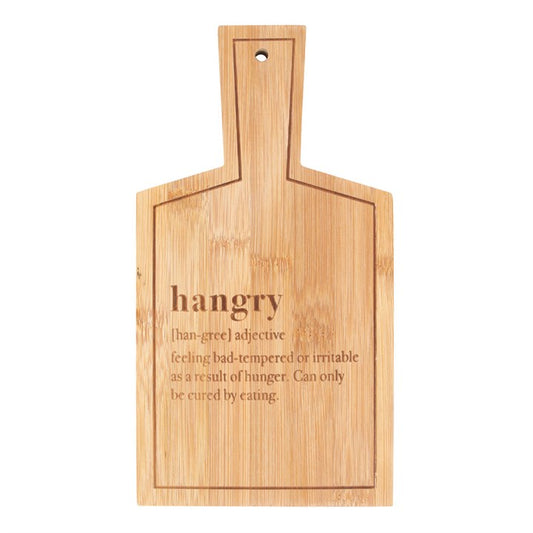 Hangry Bamboo Serving Board