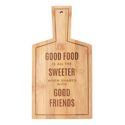 Sweeter When Shared Bamboo Serving Board