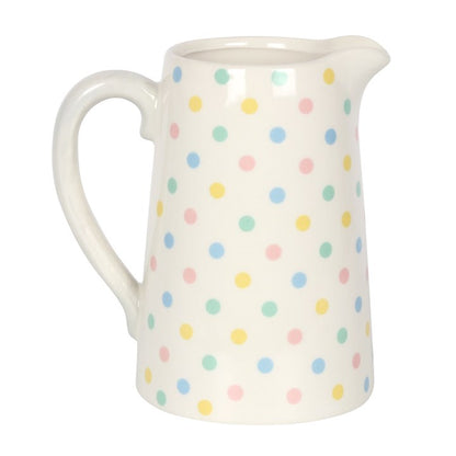 Spotted Ceramic Flower Jug