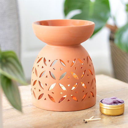 Giant Terracotta Oil Burner and Wax Warmer