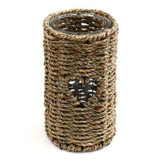 Seagrass Candle Holder