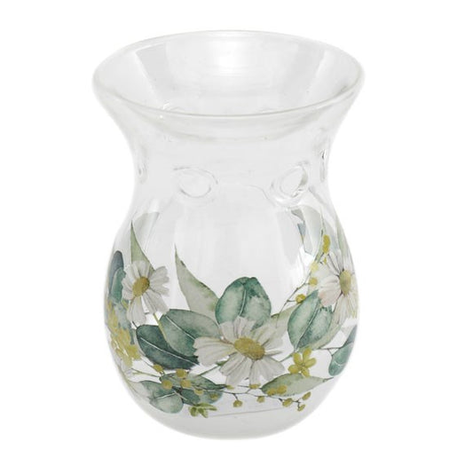 Glass Daisy Oil and Wax Warmer